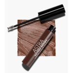 ASTRA Make-up Geisha Brows tusz do brwi makijaż edamaris brąz wytrzymały kolor silikonowa szczoteczka