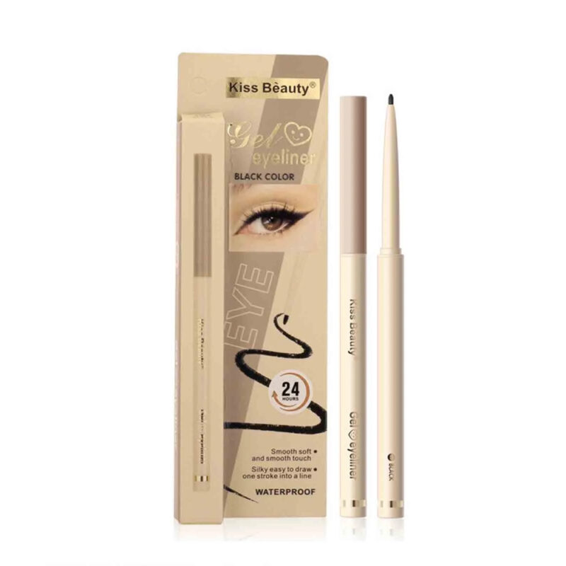 Eyeliner w płynie Kiss Beauty oczy kreska makijaż długotrwały edamaris precyzyjny