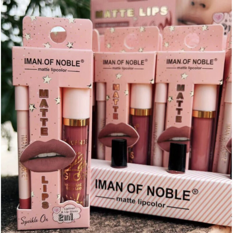 Lipliner Liquid Matte Lip Color Combo Błyszczyk i Konturówka do ust makijaż edamaris kolor precyzyjne