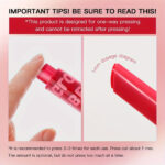 USHAS rozświetlająca szminka wypełniająca usta, trwała, wodoodporna, powiększająca usta trwała edamaris kolory różowy czerwony soczysta makijaż błyszczyk